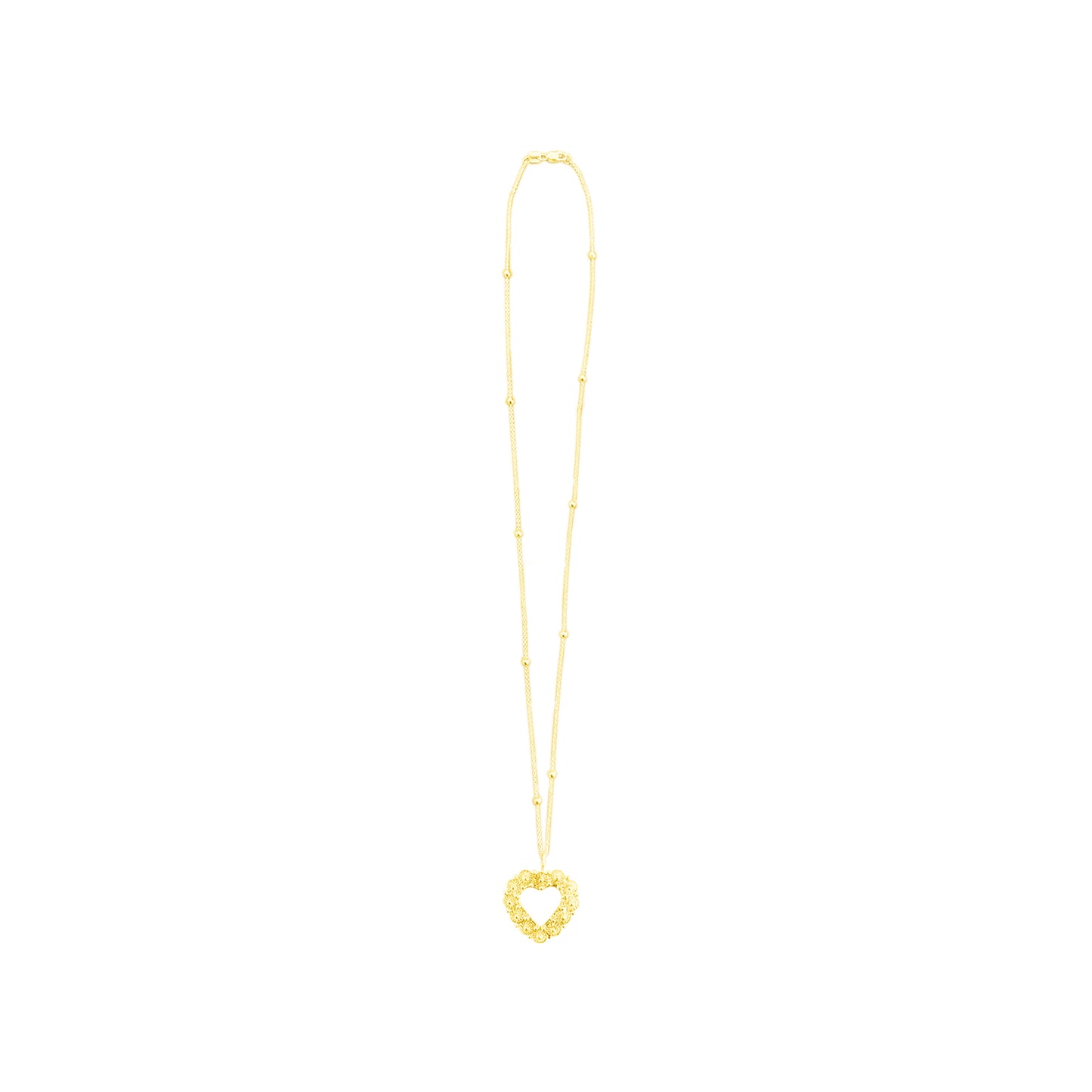 COLLAR SHAPE HEART 24K