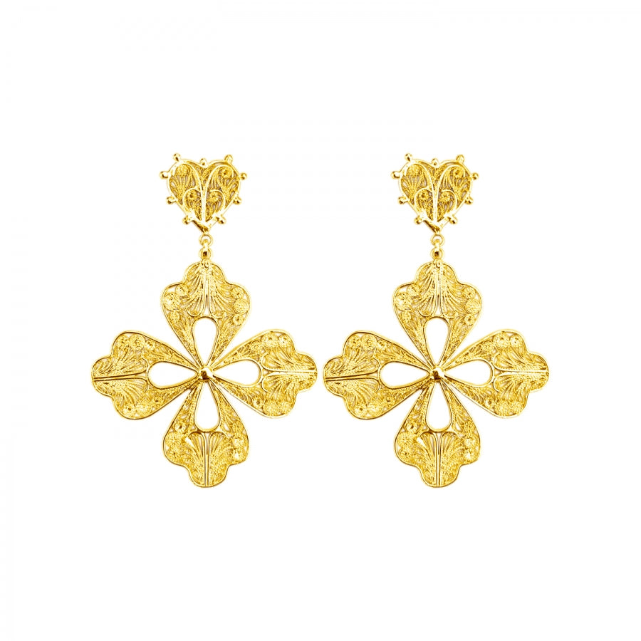 MILAGROS CROSS 24K