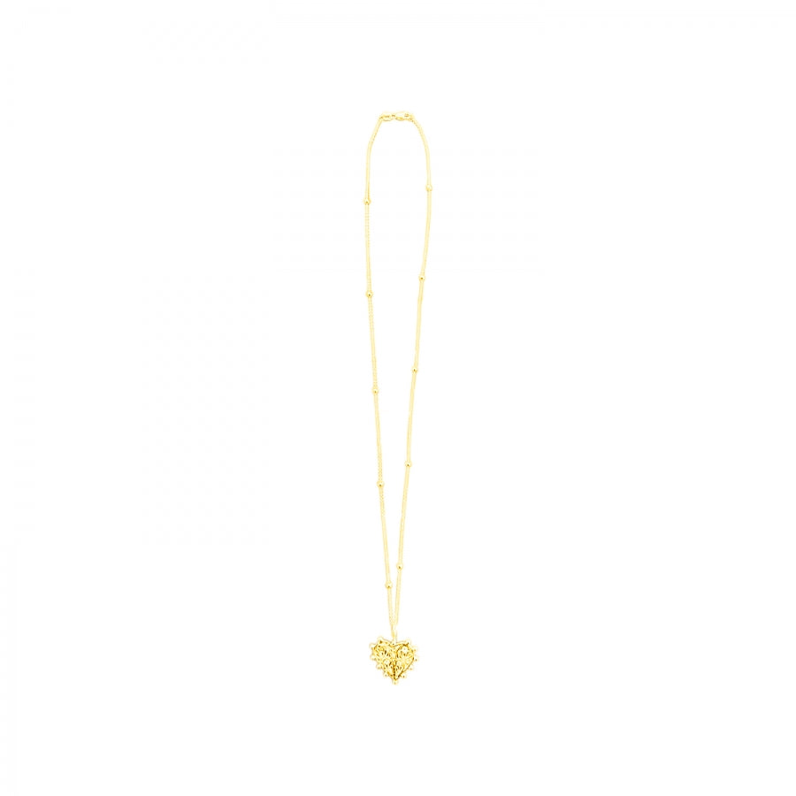 COLLAR FULL HEART 24K