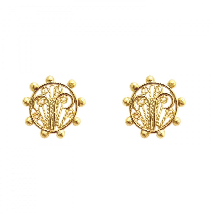 ALMA MINI STUDS 24K