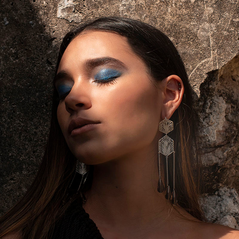 TÁLIA DOBLE CON CUARZO AHUMADO